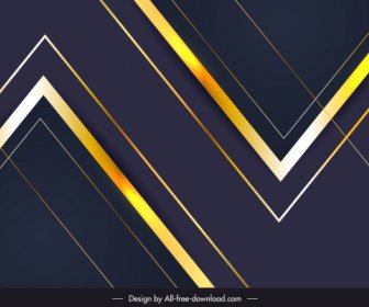 Decorative Background Shiny Modern Flat Sharp Angles Sketch