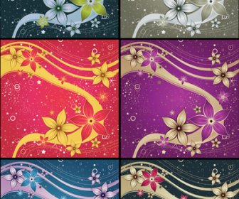Decorative Color Pattern Background Design Elements