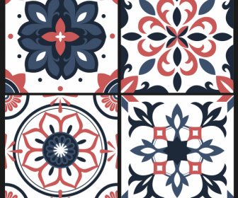 Motivi Europei Decorativi Colorati Forme Simmetriche Classiche