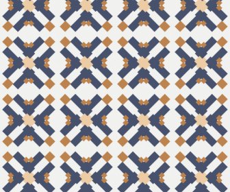 Patrón Decorativo De Color Plano Repitiendo Ilusión Geométrica Simétrica