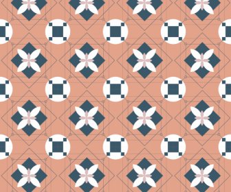Decorative Pattern Flat Repeating Symmetrical Decor