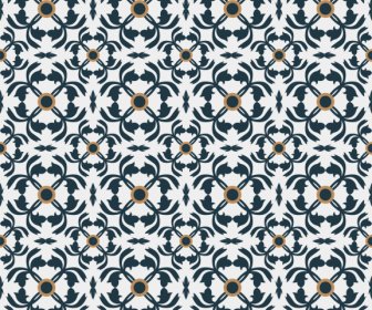 Decorative Pattern Illusive Symmetric Repeating Shapes
