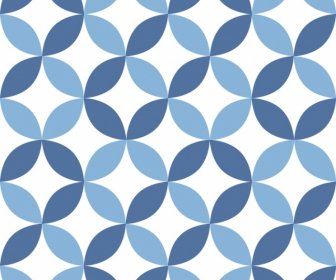 Dekorative Muster Wiederholen Symmetrische Kreise Ornament