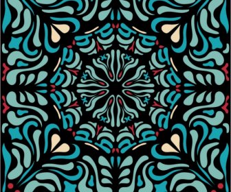 decorative pattern template delusive classical symmetric design