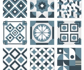 decorative pattern templates flat symmetric abstract decor