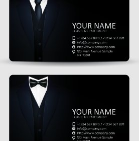 Delicate Business Cards Design Elements