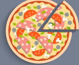 Délicieux Pizza Illustration Vecteur No.337173