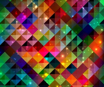 Diamond Colorful Geometric Abstract Background