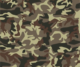 Different Camouflage Pattern Design Vector Set