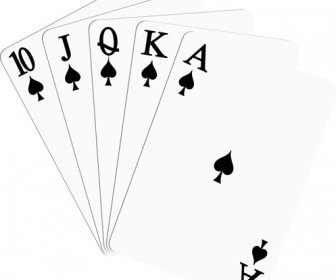 Different Playing Card Vector Graphic