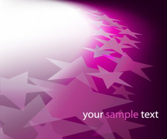 Diferentes estrellas Vector Backgrounds Set