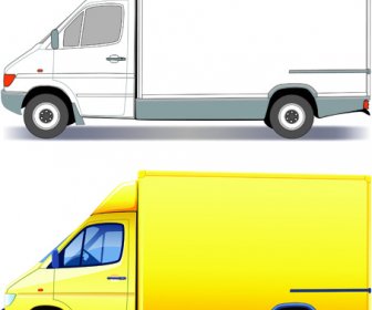 Different Transport Vehicles Design Vector