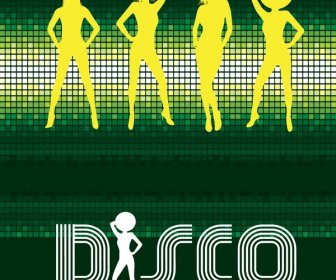 диско танцующий вектор 2