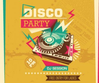 Disco Party Retro Poster