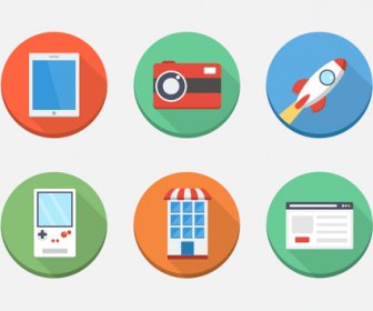 Download Flat Web Icons For Free
