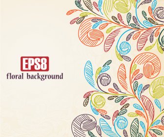 Draw Floral Background