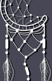 حلم الماسك خلفية التصميم بوهو تصميم ستايل