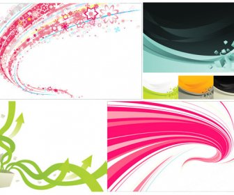 Dynamic Colored Elements Background