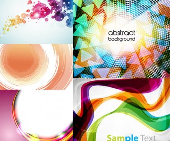 Dynamic Flow Line Backgrounds Vector Graphic