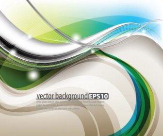 Dynamic Light Wave Background Vectors