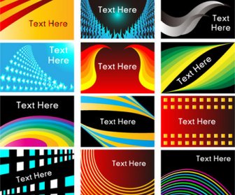 Dynamic Line Card Vector Graphic