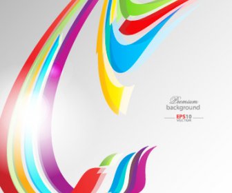 Dynamic Lines Abstract Background Design Vector