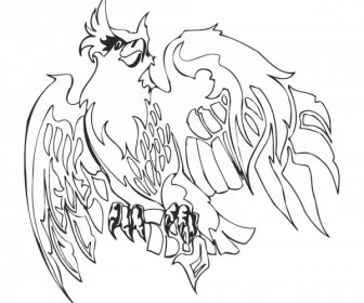 águila Ilustraciones Vector Vector Gratis