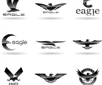 Vetores De Enorme Coleção De Logotipos De águias