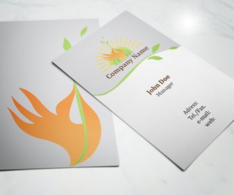 Eco Friendly Business Card Template