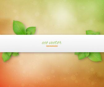 Eco-grünen Hintergrund-banner