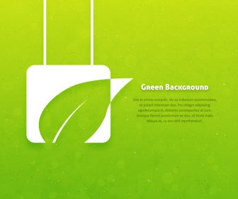Fond Vert Concept éco -