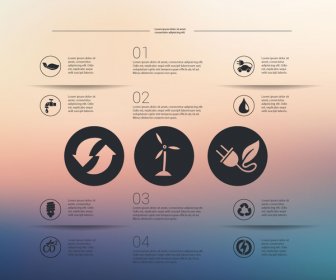 Eco Infographic Desain Dengan Gaya Vintage