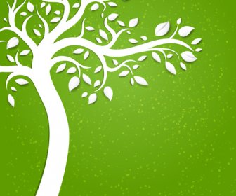Vektor-Eco Natürlichen Stil Baum Hintergründe