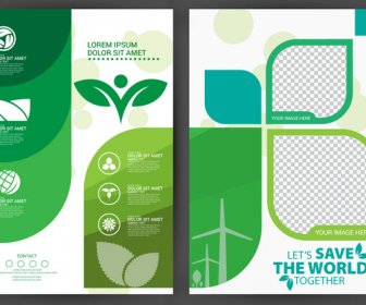Ecology Brochure Design With Modern Style