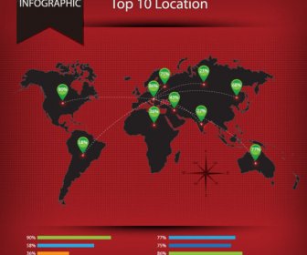 ekonomi Infografis desain elemen vektor grafis