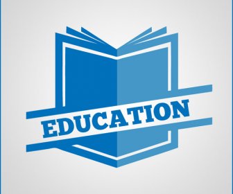 Bildung-Buch-Logo-Vektor-download