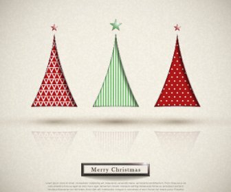 Elegant Christmas Tree Holiday Background Vector