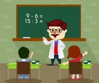 Pendidikan Dasar Tema Kelas Guru Murid Ikon