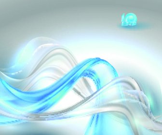 Elementos De Vector De Fondo Abstracto Azul Cristal