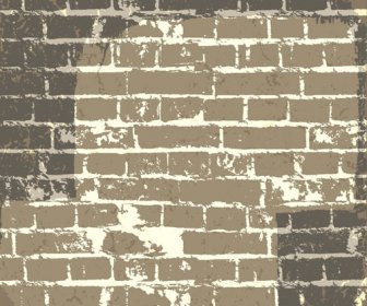 Elements Of Brick Wall Background Vector