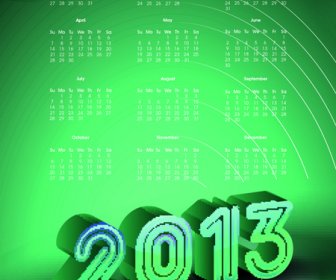 elemen desain calendar13 karya seni vektor