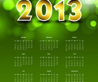 elemen desain calendar13 karya seni vektor