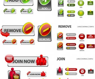 Elements Of Creative Web Button Design Vector