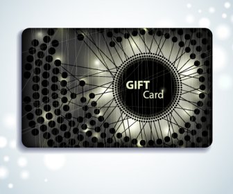 暗型名片设计矢量的要素