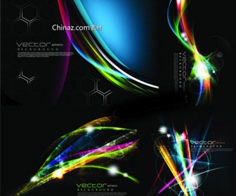 Elements Of Neon Light Background Vector