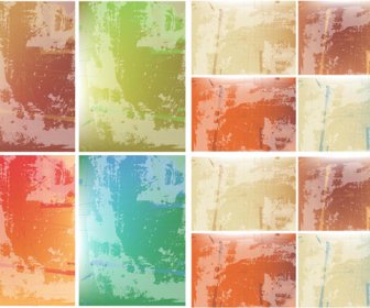 Elements Of Rough Surface Wall Backgrounds Vector