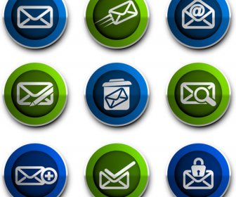 Email Style Icons Vector