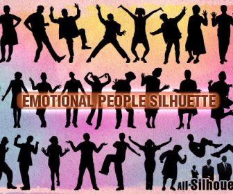 Emotional People Silhouette