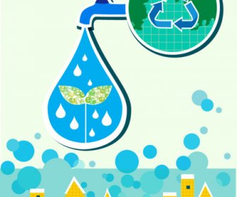 Energy With Environment Infographics Vector