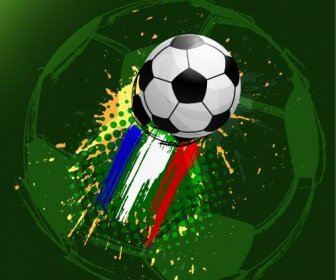 Euro Cup12 Futbol Arka Plan Vektör